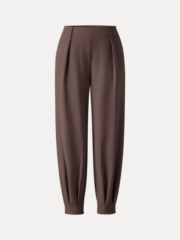 Stretch Linen-Like Wrinkle-Resistant Tapered Pant