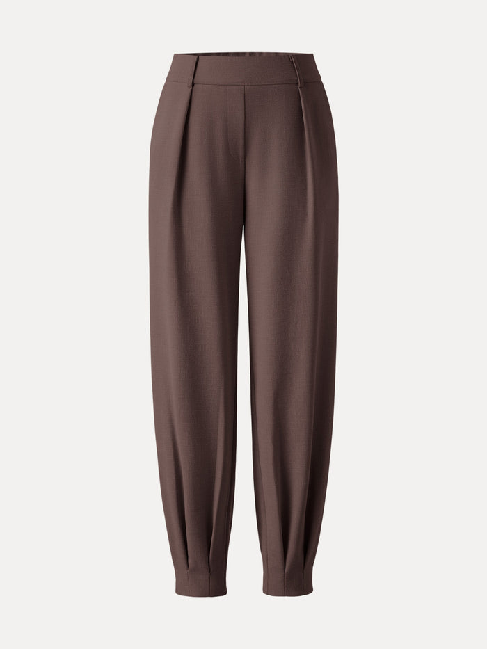 Stretch Linen-Like Wrinkle-Resistant Tapered Pant