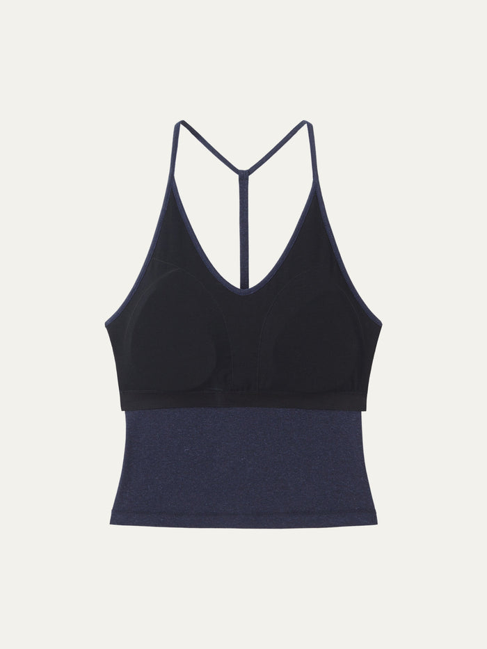Soft Linen Luxe V-neck T-back Airy Bra Tank