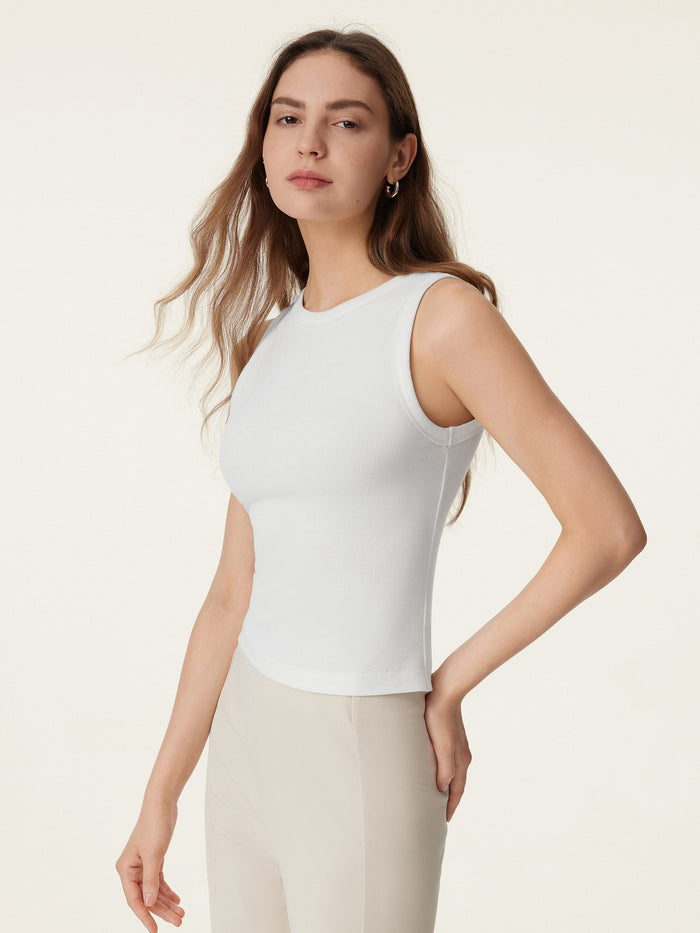 Crewneck Cotton New Airy Bra Tank