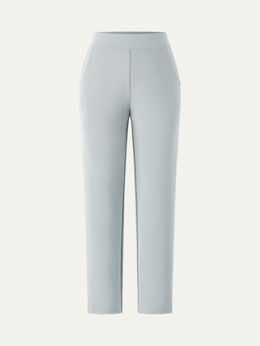Mid Rise Pull-on Tapered Pant with Pockets