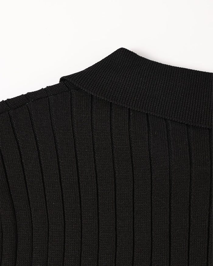 GIMCHEON Knitted Polo Shirt