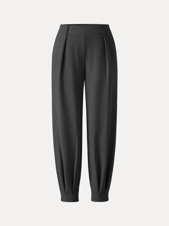 Stretch Linen-Like Wrinkle-Resistant Tapered Pant