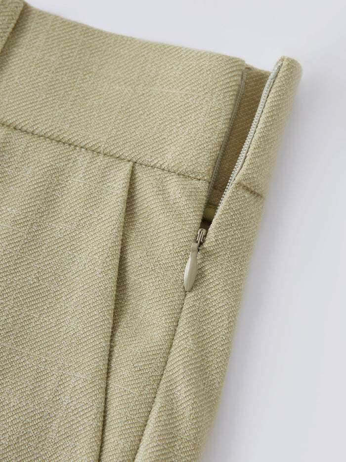 Stretch Linen-Like Wrinkle-Resistant Tapered Pant