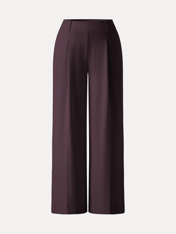 Stretchy Flowy High Rise Wide Leg The Success Pants