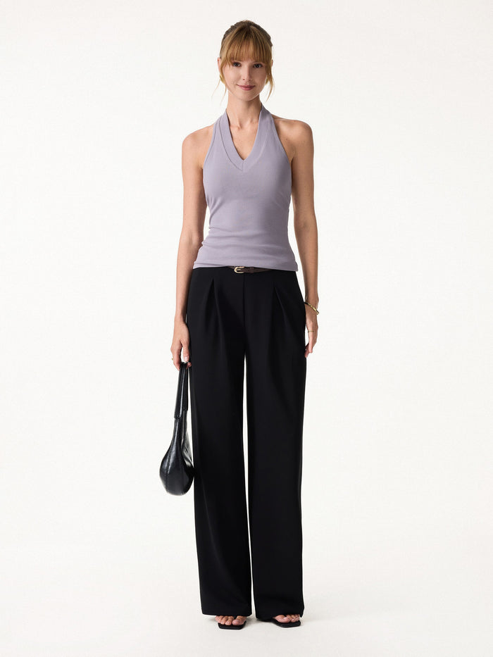 Plantive Halter Neck Open Back Bra Tank