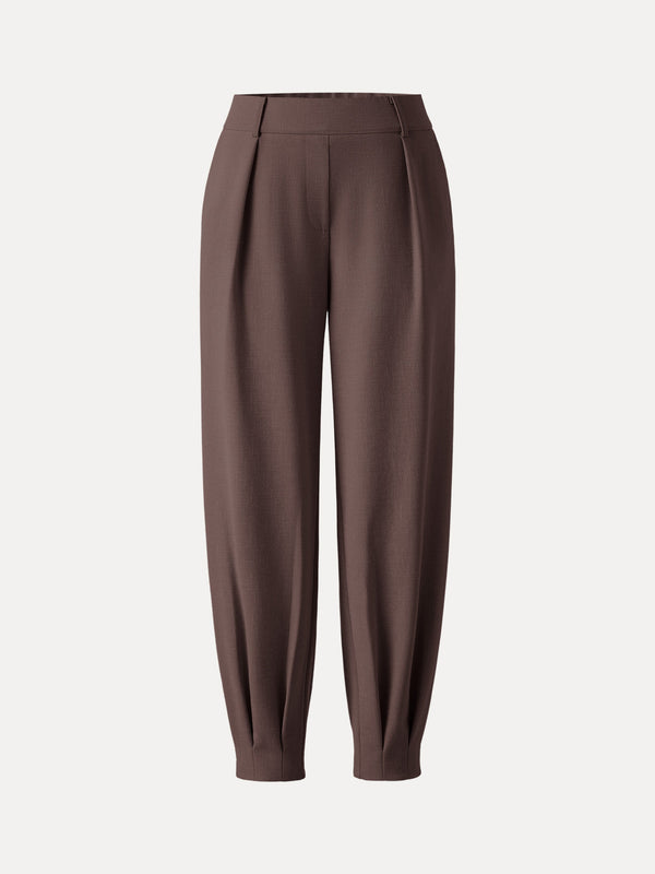 Stretch Linen-Like Wrinkle-Resistant Tapered Pant