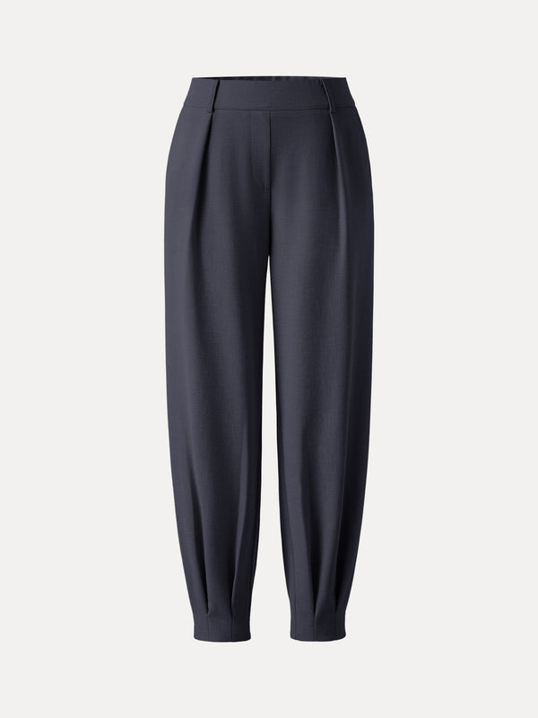 Stretch Linen-Like Wrinkle-Resistant Tapered Pant