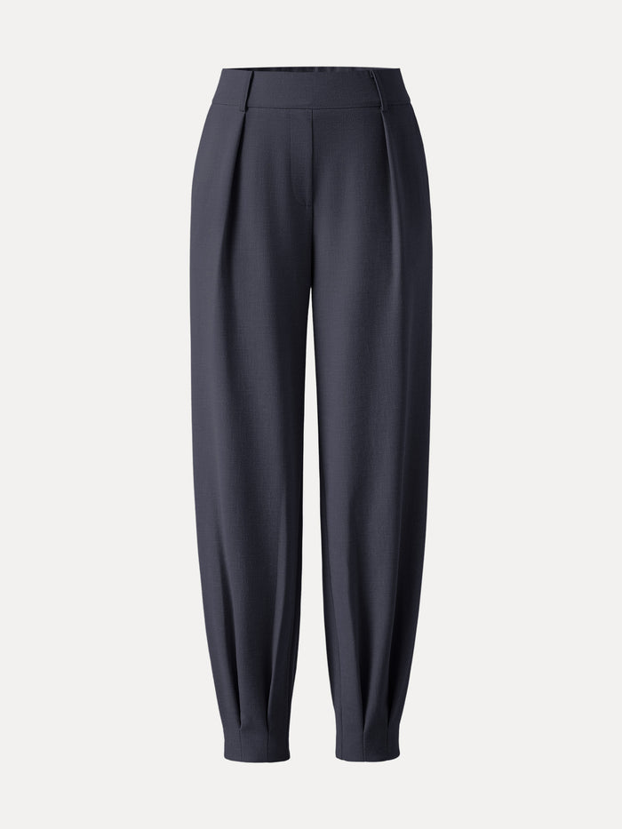 Stretch Linen-Like Wrinkle-Resistant Tapered Pant