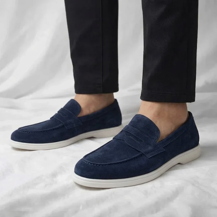 Mayfair Suede Penny Loafers