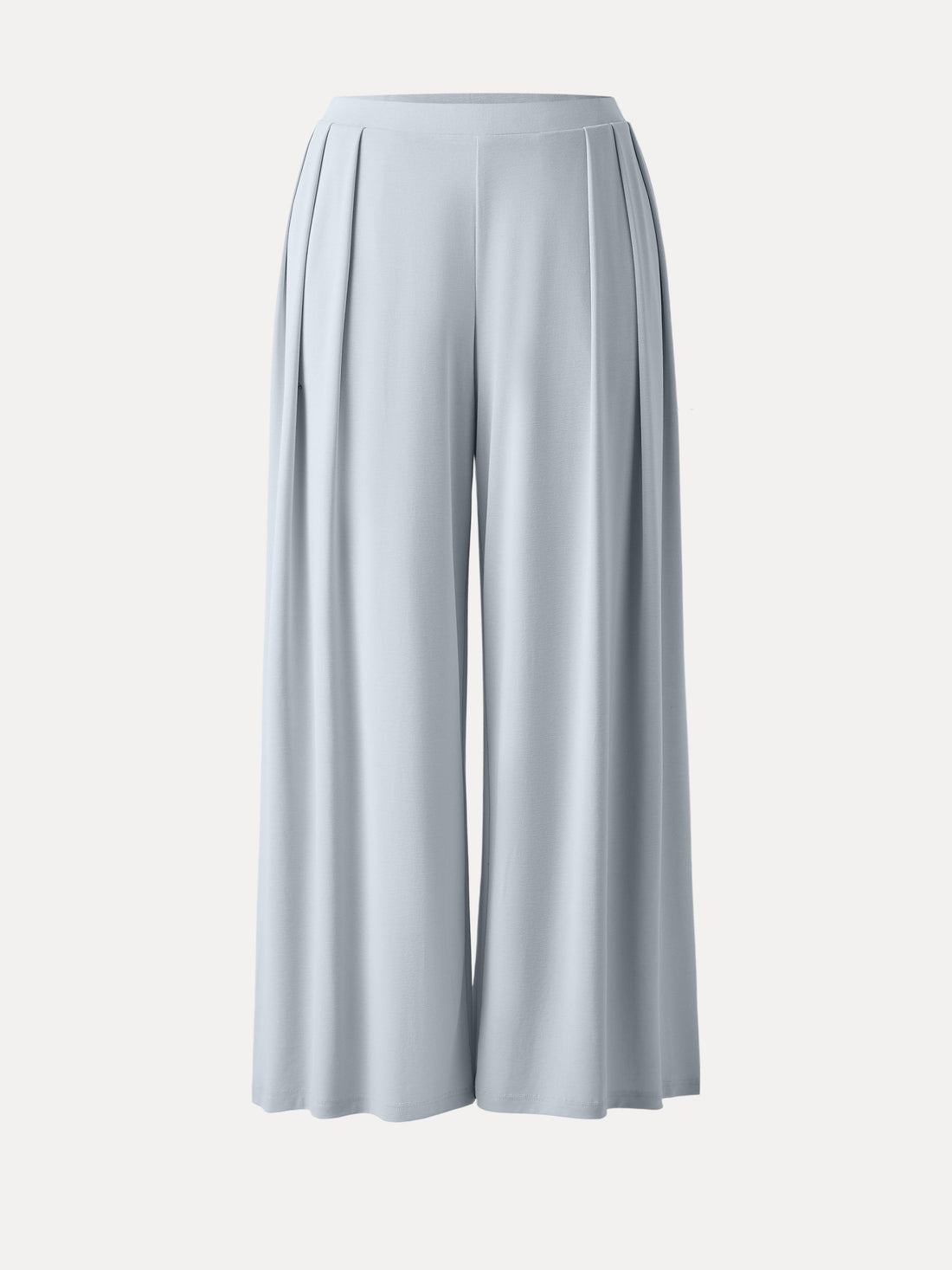 Sandwashed Mid Rise Pleated Wide Leg Palazzo Pant with Pockets