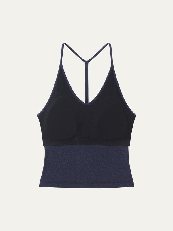 Soft Linen Luxe V-neck T-back Airy Bra Tank