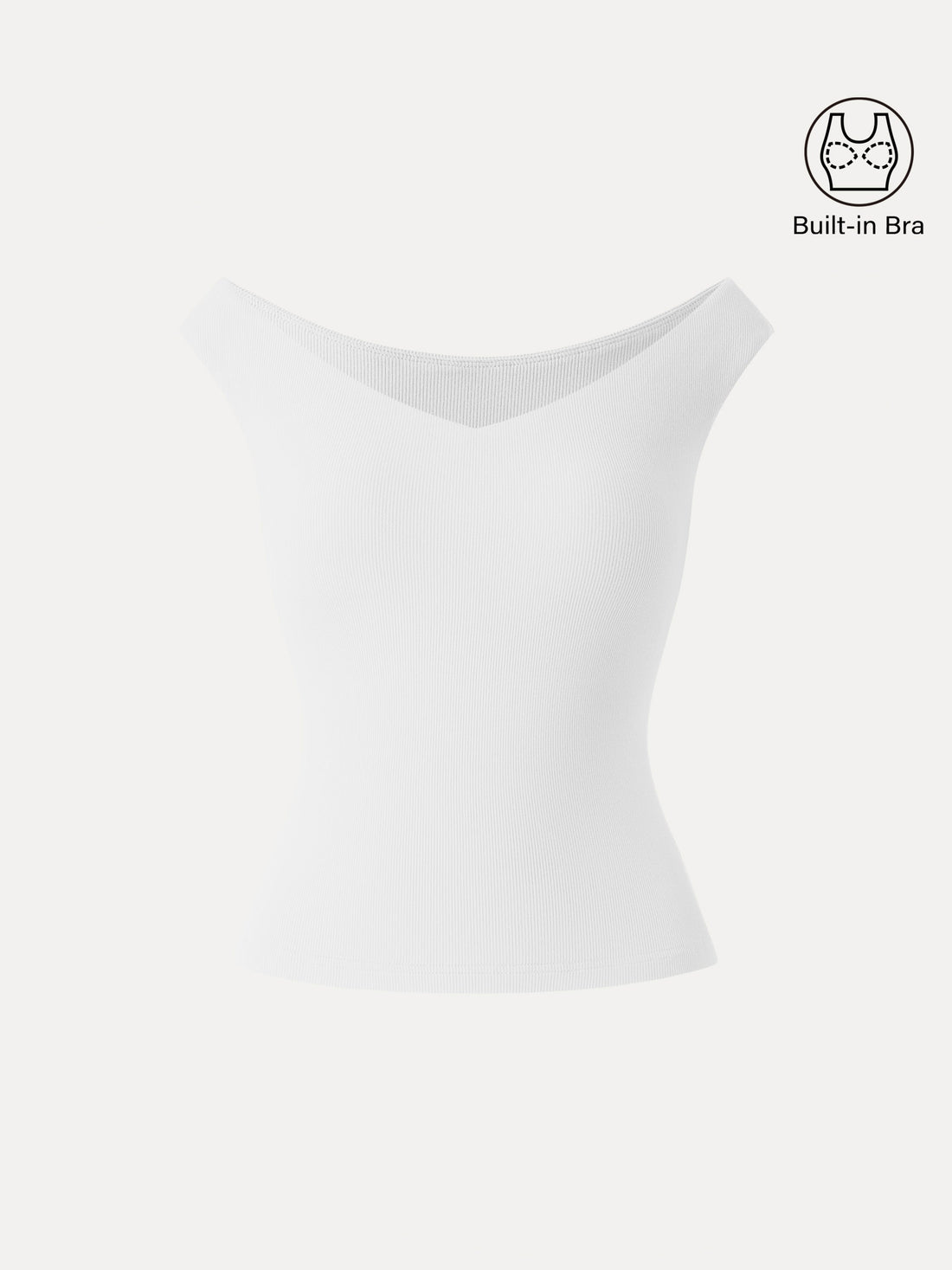 Essential V-neck New Airy Bra Top