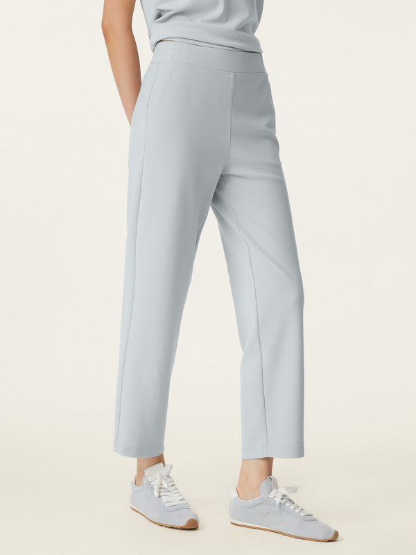 Mid Rise Pull-on Tapered Pant with Pockets