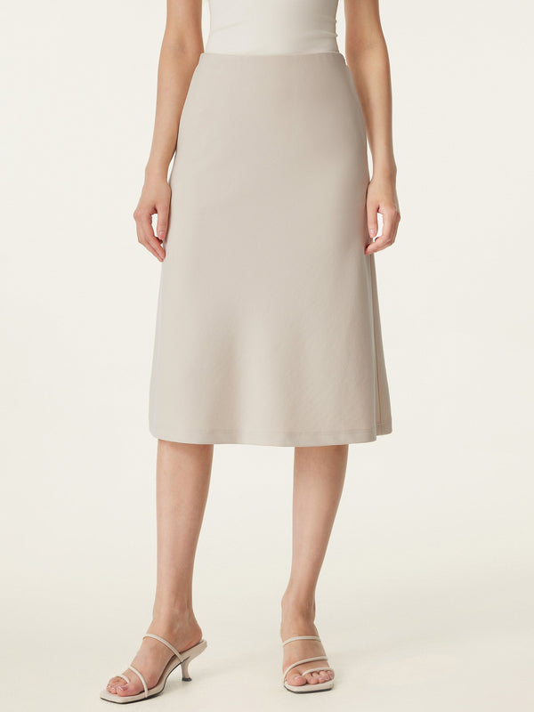 A-line Midi Skirt with Pockets
