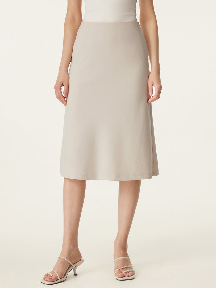 A-line Midi Skirt with Pockets