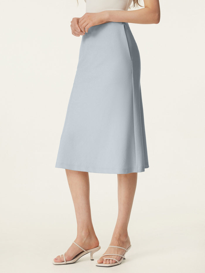 A-line Midi Skirt with Pockets