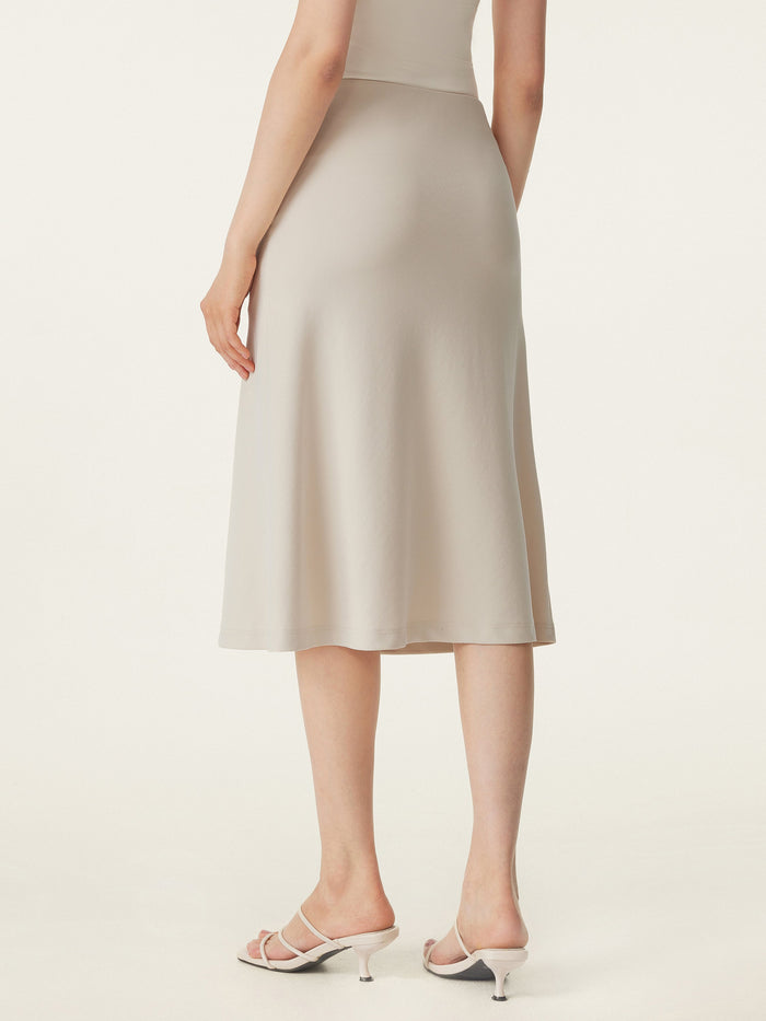 A-line Midi Skirt with Pockets