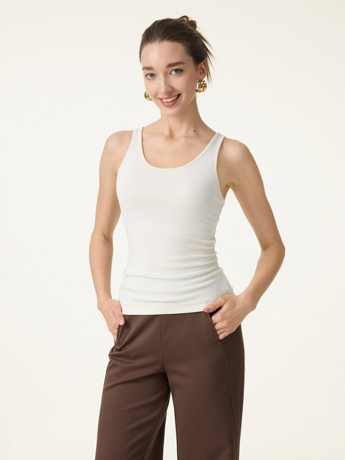 Lyocell U-Neck Bra Tank