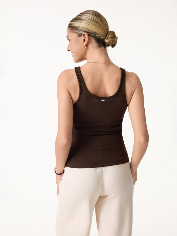 Lyocell U-Neck Bra Tank