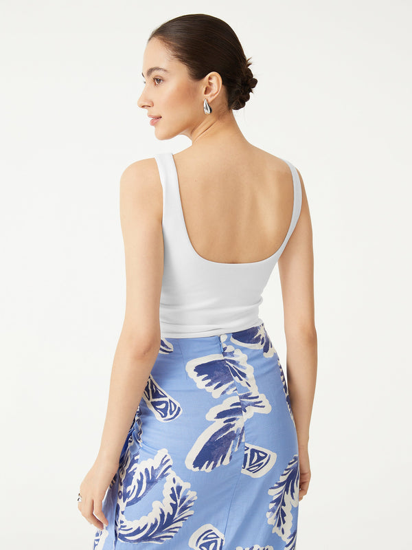 Elastic Open Back Bra Tank