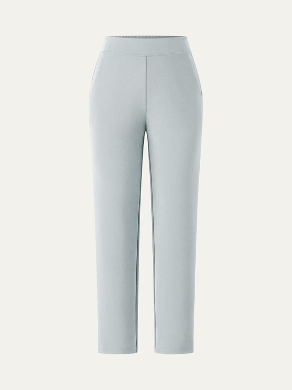 Mid Rise Pull-on Tapered Pant with Pockets