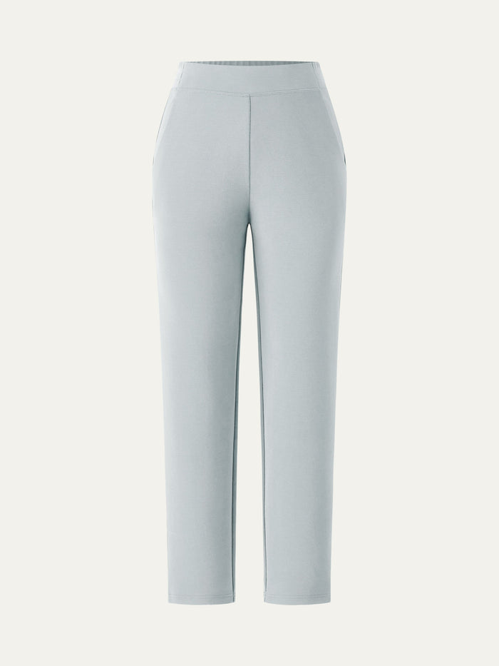 Mid Rise Pull-on Tapered Pant with Pockets
