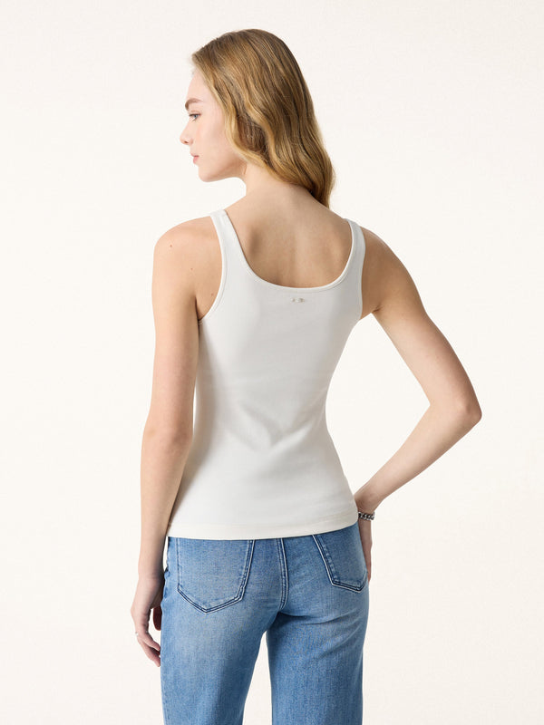 Cotton Lyocell U-Neck Bra Tank