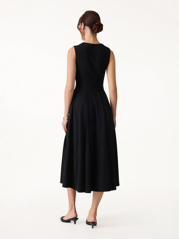 The Anytime Little Black Bra Dress with Pockets