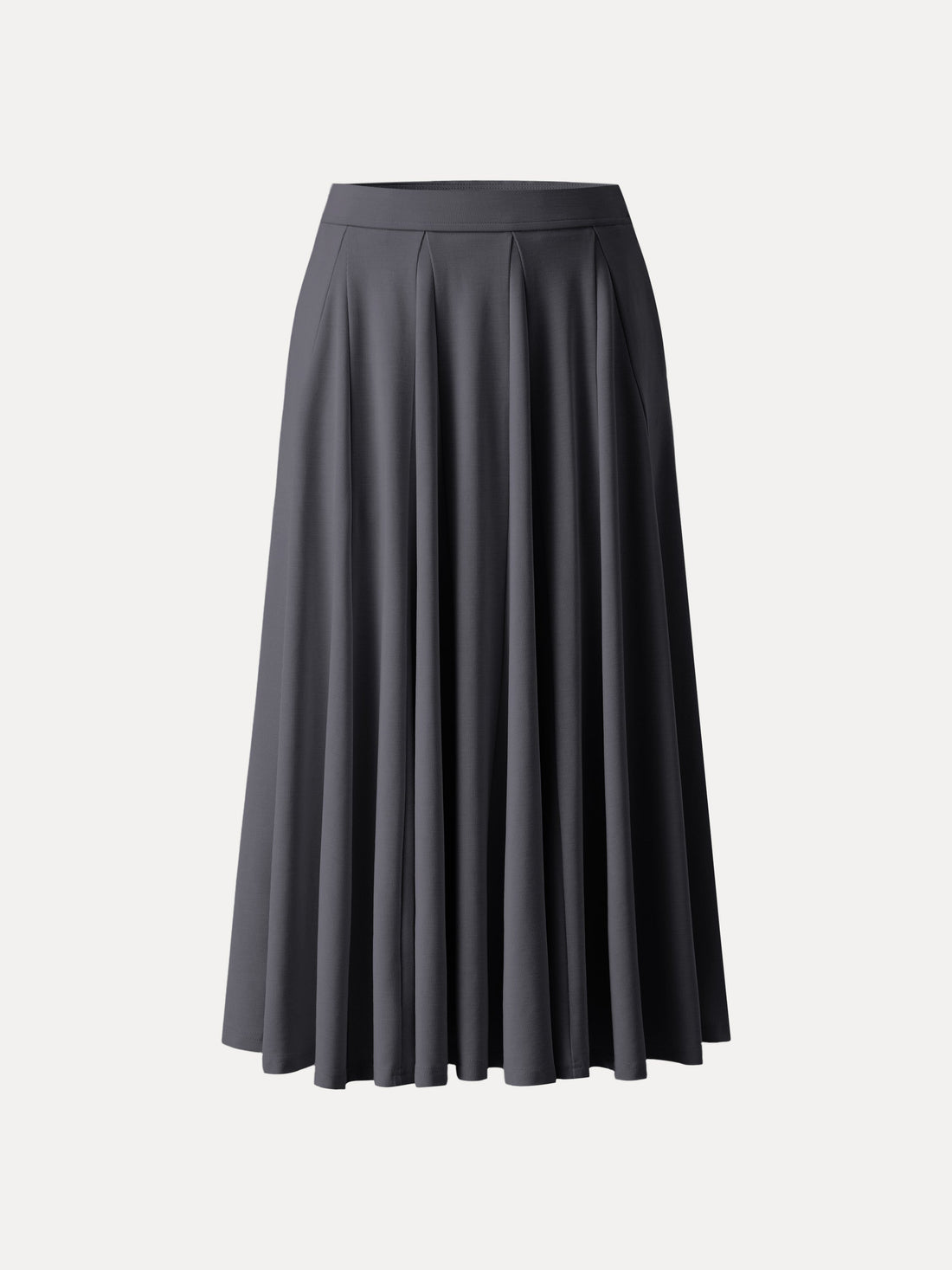 Lyocell Blend Volume Skirt with Pockets