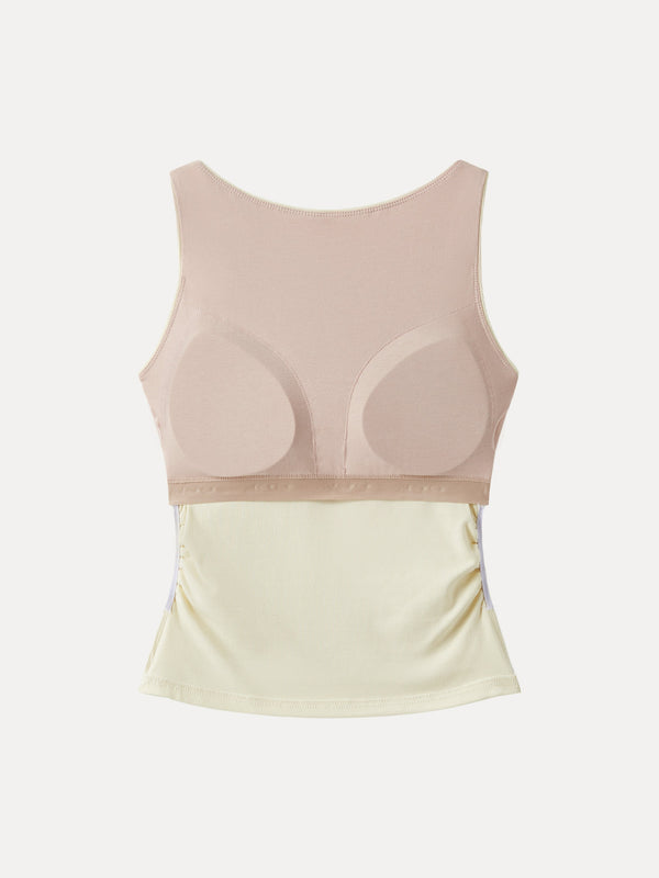 Elastic Open Back Bra Tank