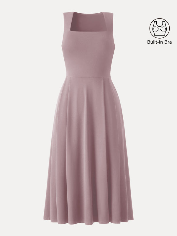 The Anytime Little Black Bra Dress with Pockets