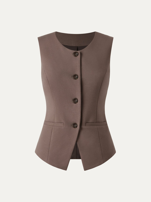 Office Staple Waistcoat with Pockets