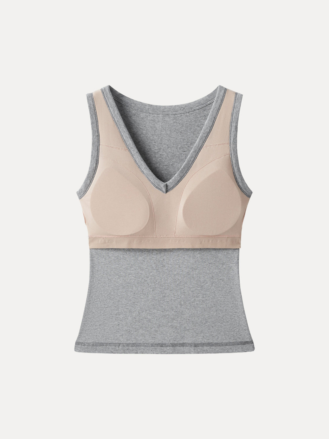 V-neck Cotton New Airy Bra Tank