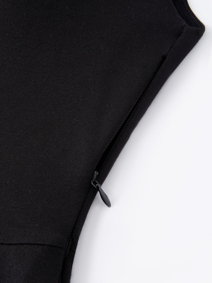 The Anytime Little Black Bra Dress with Pockets