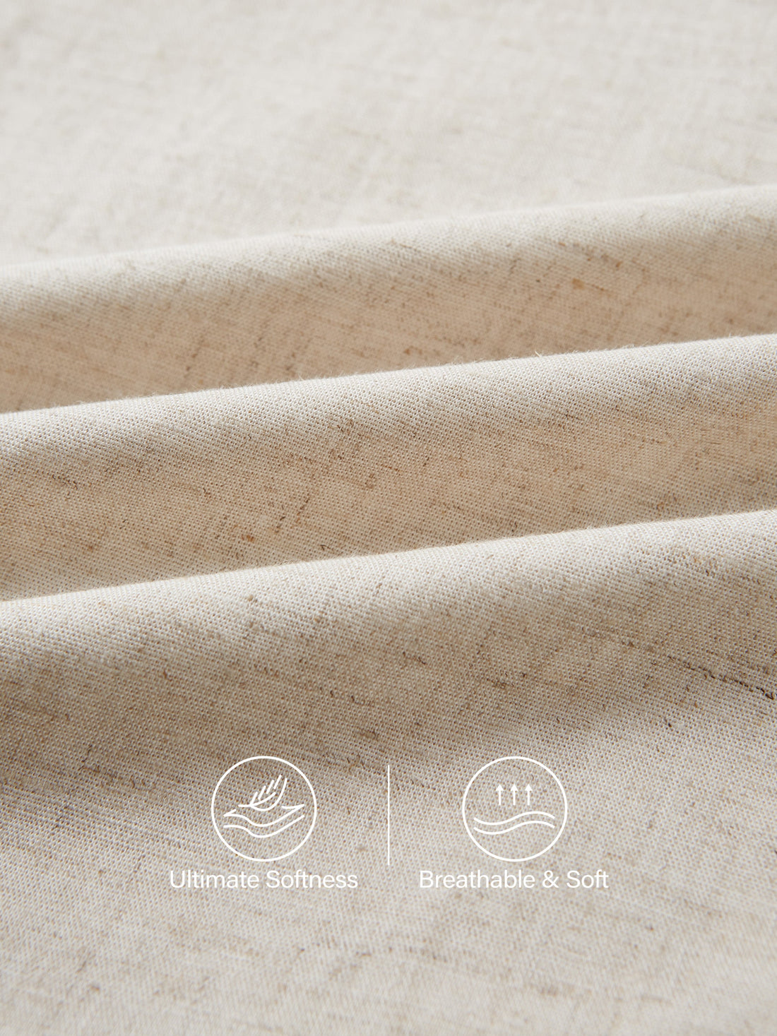 European Linen Smocked Waist Skirt with Pockets