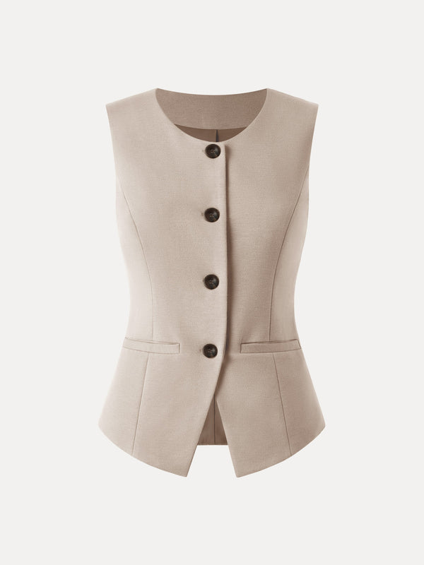 Office Staple Waistcoat with Pockets