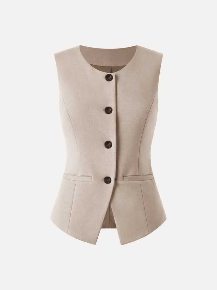 Office Staple Waistcoat with Pockets
