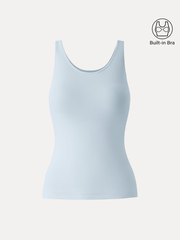 Lyocell U-Neck Bra Tank