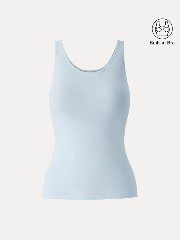 Lyocell U-Neck Bra Tank