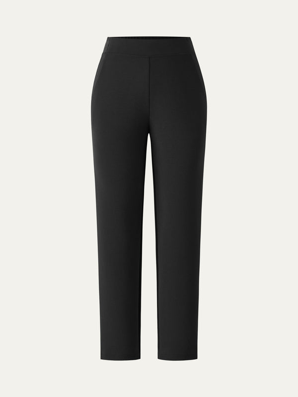 Mid Rise Pull-on Tapered Pant with Pockets