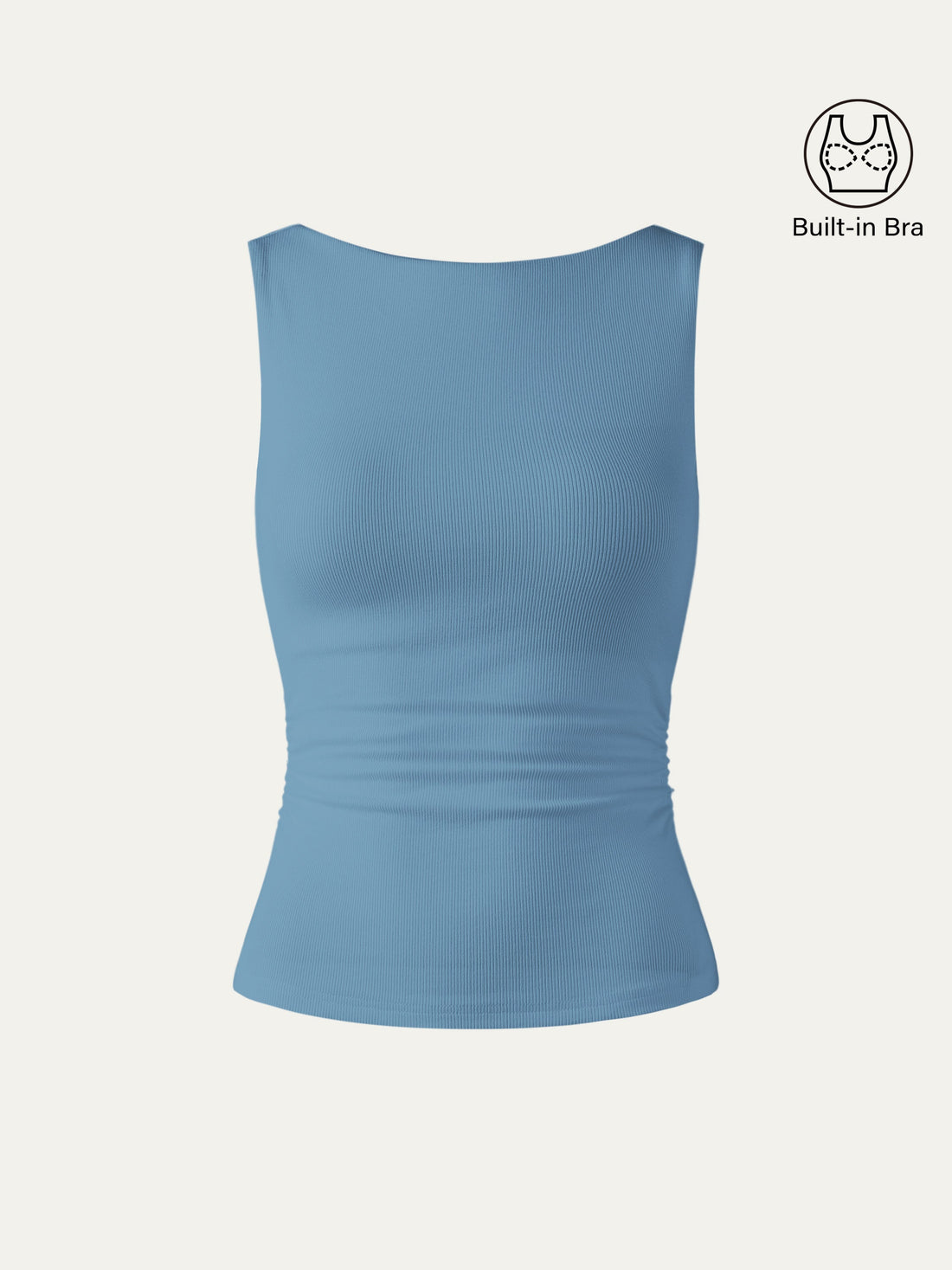 Elastic Open Back Bra Tank