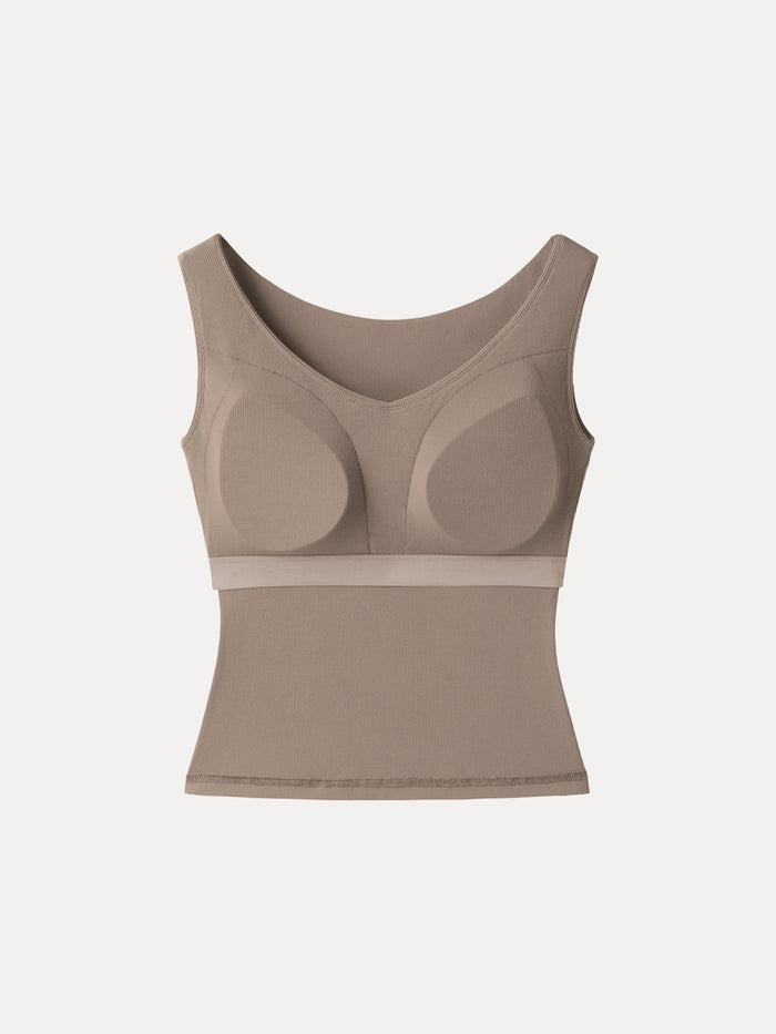 Essential V-neck New Airy Bra Top