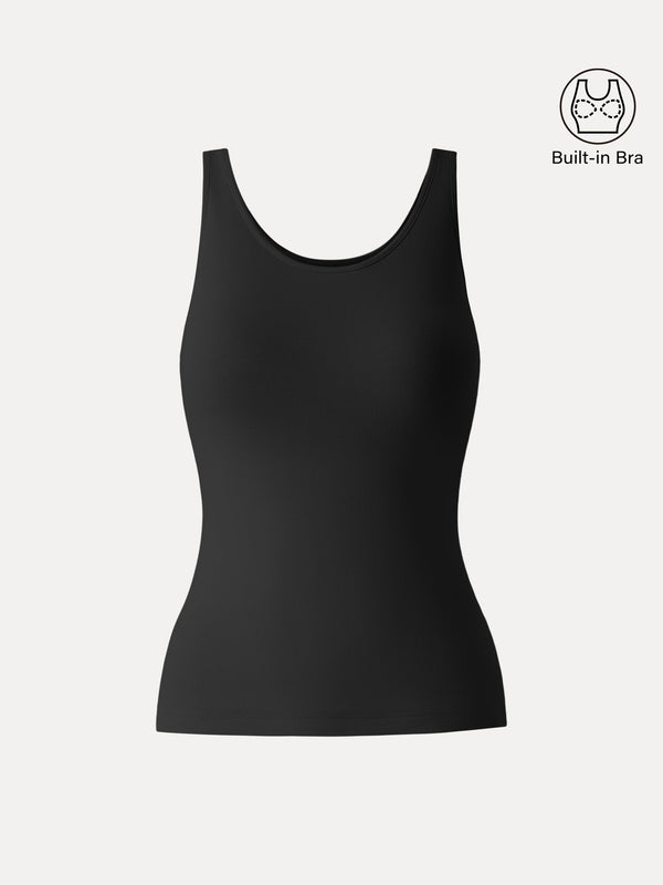 Lyocell U-Neck Bra Tank