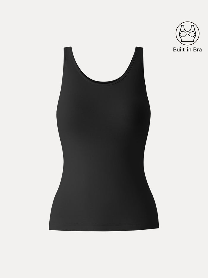 Lyocell U-Neck Bra Tank