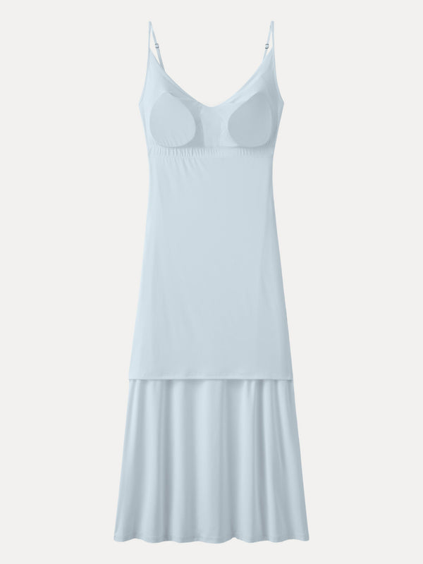 Effortless Vacay Cowl Neck Midi Bra Dress