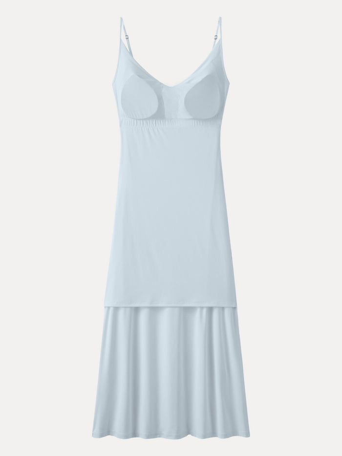 Effortless Vacay Cowl Neck Midi Bra Dress