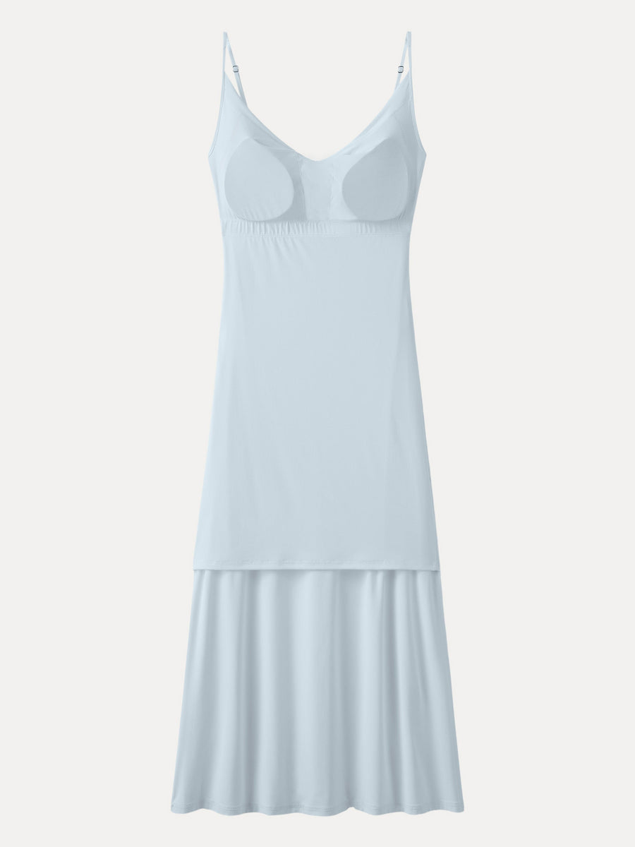Effortless Vacay Cowl Neck Midi Bra Dress