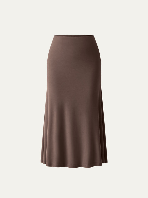 Breezy Pull-on Mermaid Midi Skirt