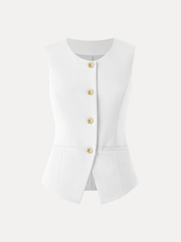 Office Staple Waistcoat with Pockets